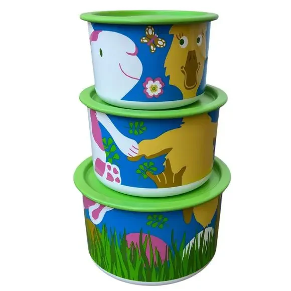 Tupperware Spring 3-CT Nesting Storage Containers - Picture 2 of 7